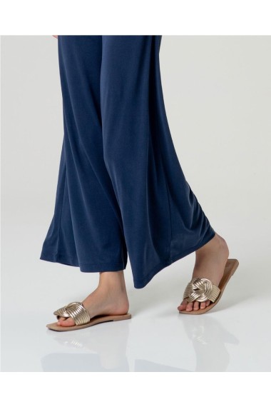 PANTALON MODAL FLUIDO AZUL MARINO 2