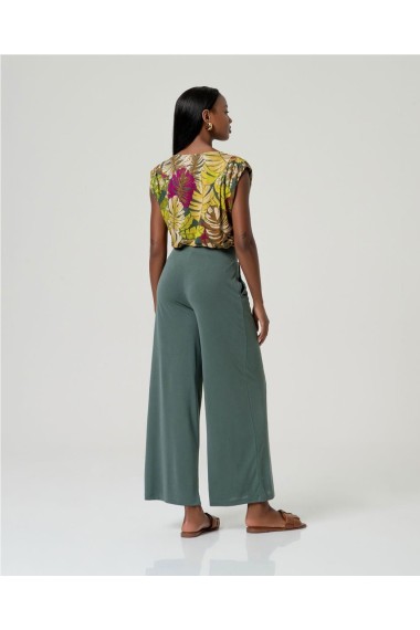 PANTALON MODAL FLUIDO VERDE 2