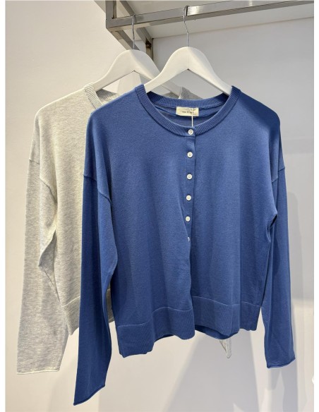 CARDI JACKIE GRIS PERLA