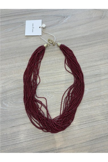 COLLAR CASCADA ROJO 2