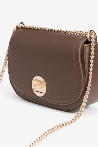 BOLSO PEQUEÑO CADENA MARRON