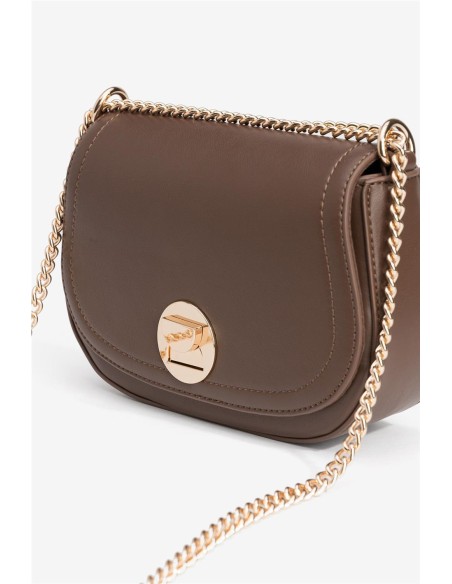 BOLSO PEQUEÑO CADENA MARRON