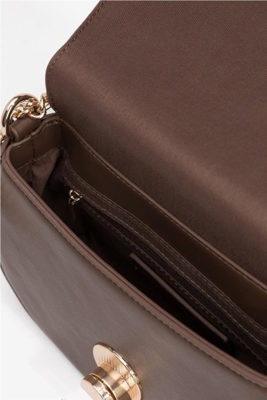 BOLSO PEQUEÑO CADENA MARRON