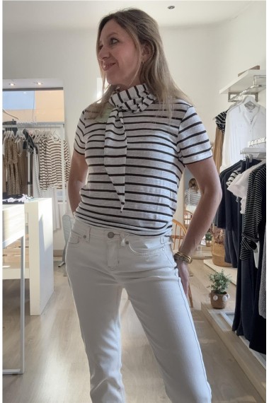 CAMSISETA LINO BEGUR MARRON