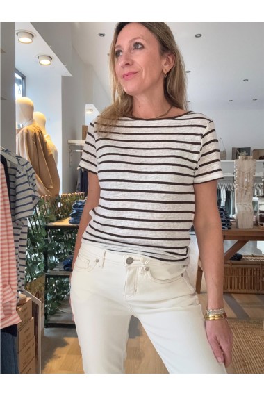 CAMSISETA LINO BEGUR MARRON