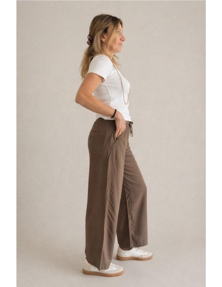 PANTALON VISCOSA CAQUI