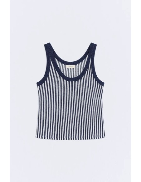 TOP SUNSET AZUL MARINO