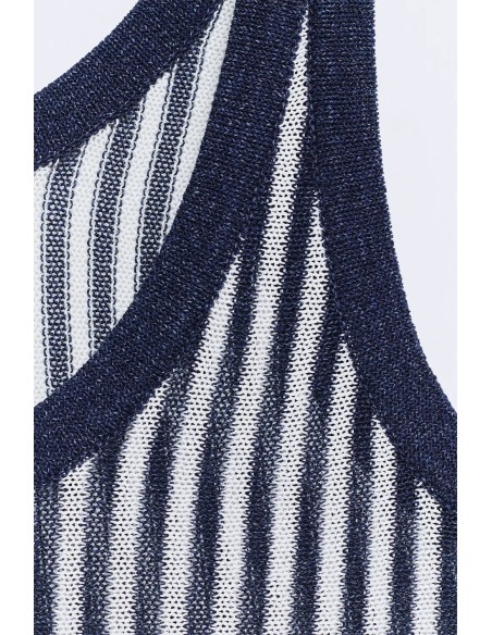 TOP SUNSET AZUL MARINO