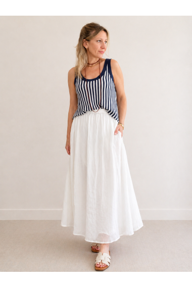 TOP SUNSET AZUL MARINO