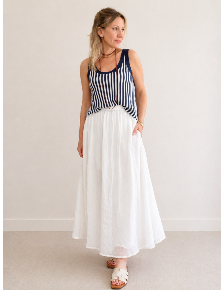 TOP SUNSET AZUL MARINO