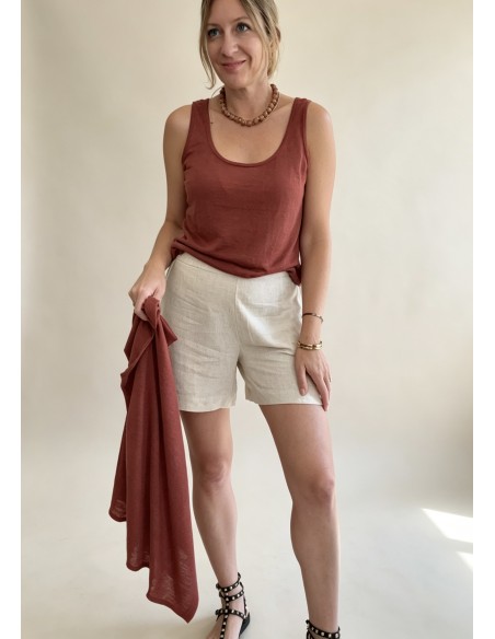 TOP NEFORA TERRACOTA