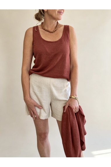 TOP NEFORA TERRACOTA