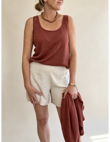 TOP NEFORA TERRACOTA