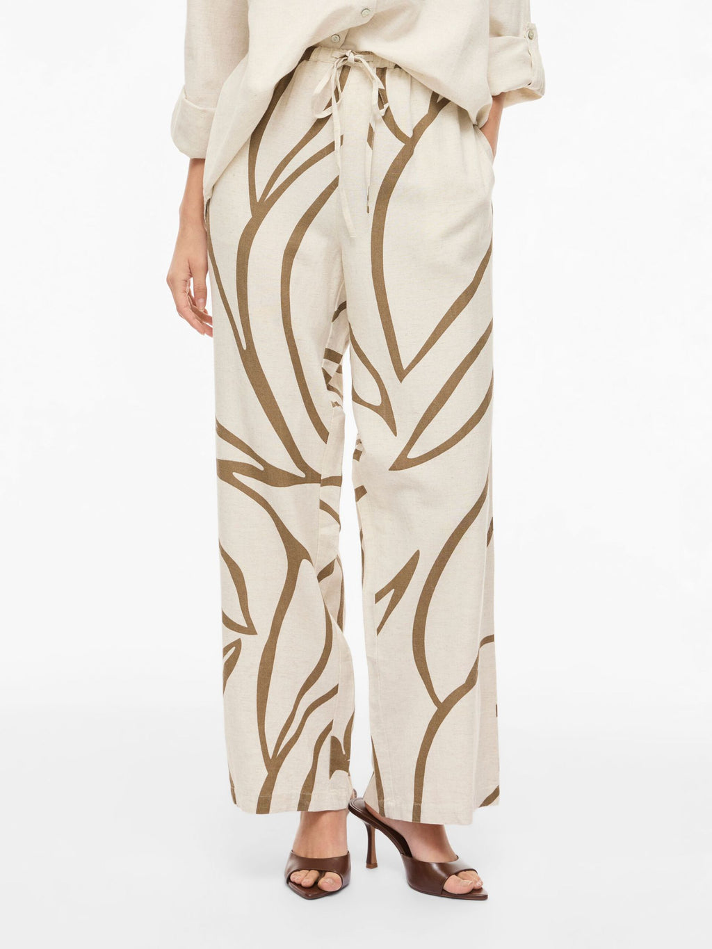 Pantalon con goma cotton estampado