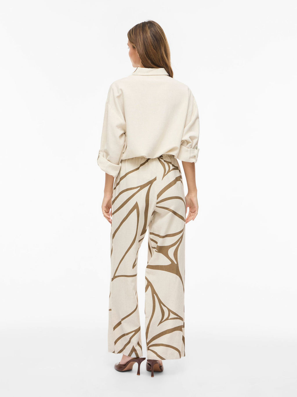 Pantalon con goma cotton estampado