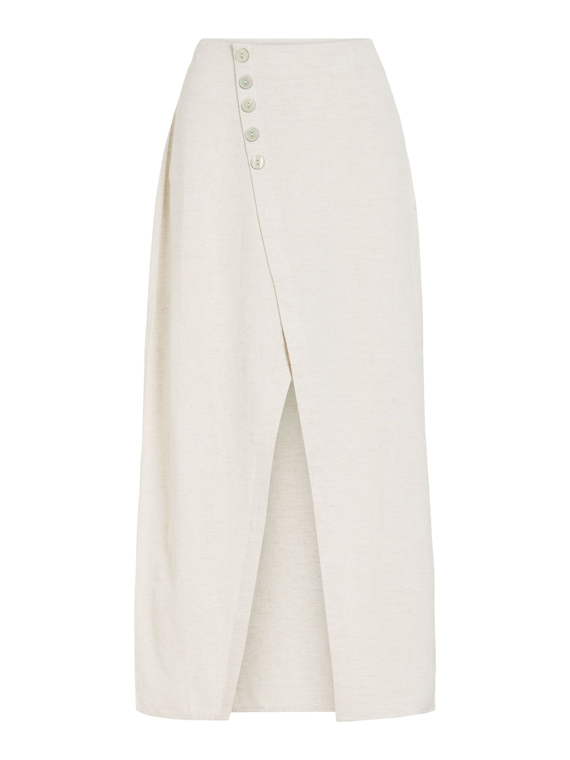 Falda Botones Cotton Natural