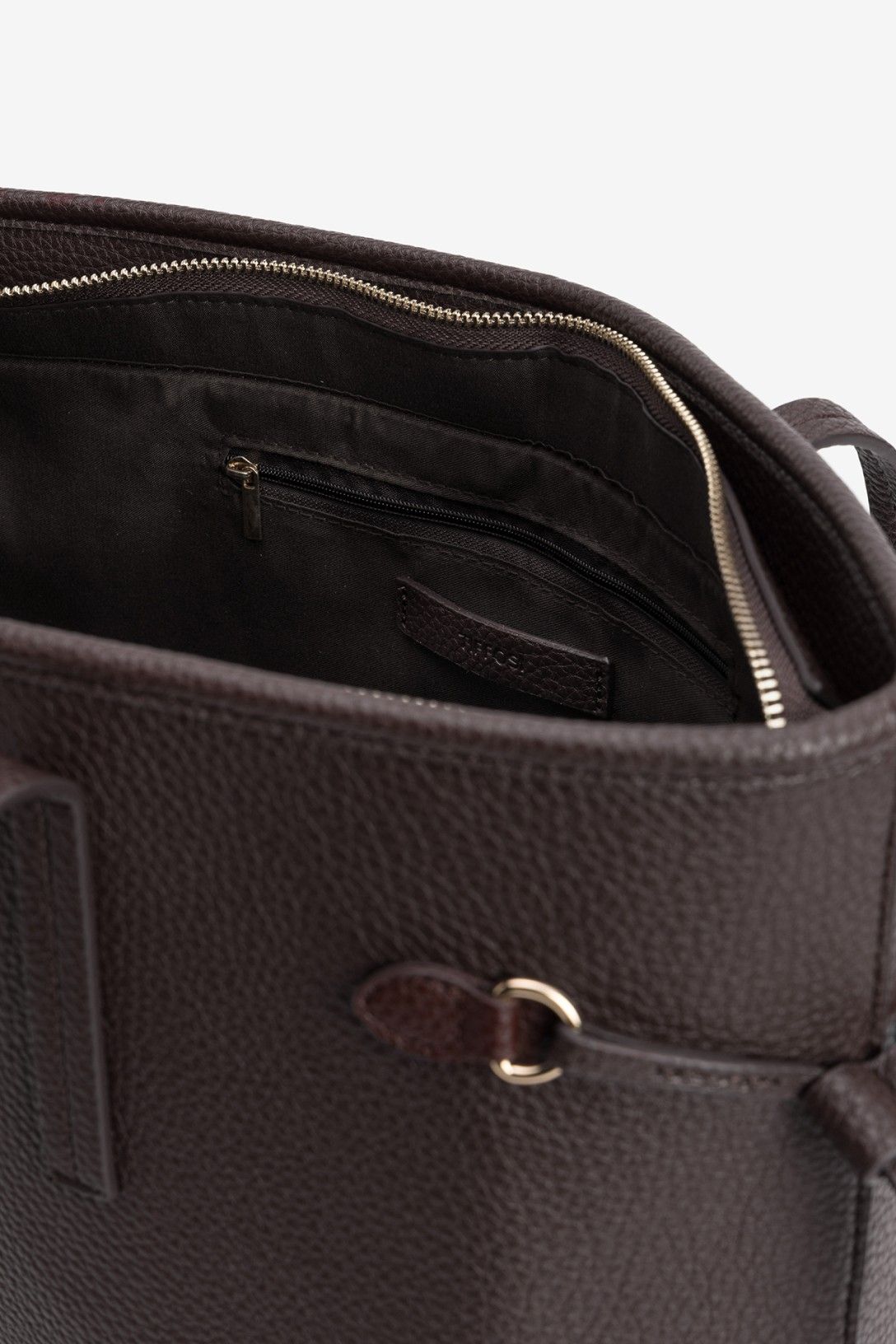 Bolso shopper burdeos