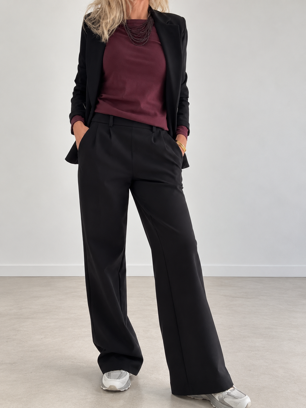 Pantalón Milano de punto negro