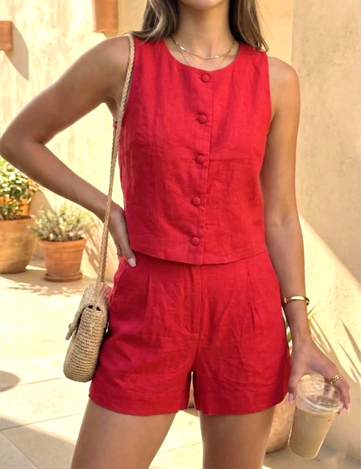 Chaleco lino