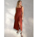 Vestido midi nido de abeja