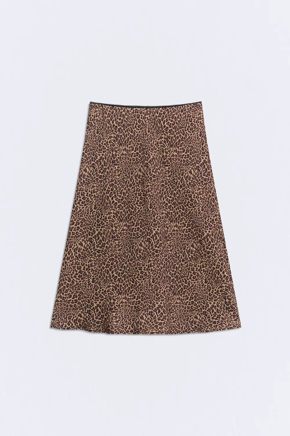 Falda midi animal print