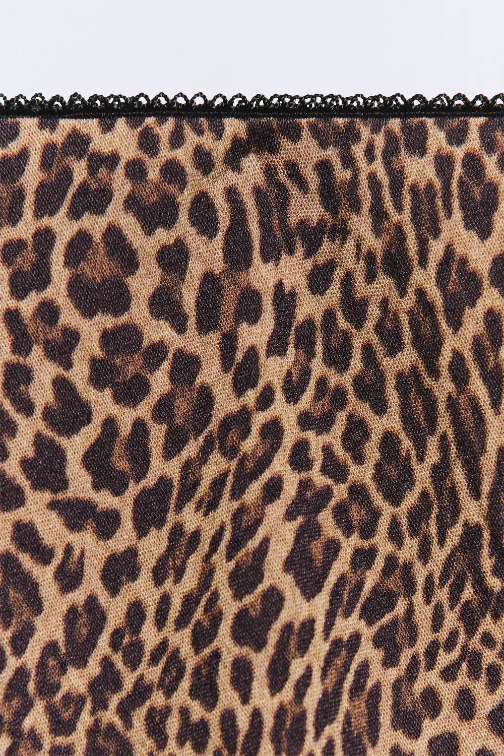 Falda midi animal print
